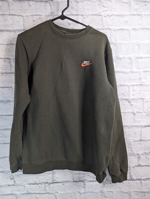 forest green nike sweatshirt