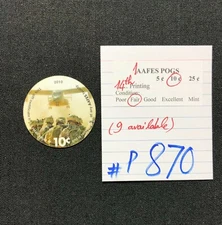 AAFES POGS, 14th Series/Printing,1 POG, 10¢ , #P870, FAIR