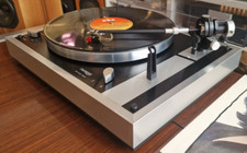 THORENS TD-145 MKII phono high fidelity  silver from 70'  XXX RARE +empire X-66