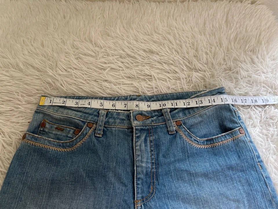 Purecolor Vintage Jeans WesternCore  Size 30 Tan Stitching Back Pockets - Image 4 of 4