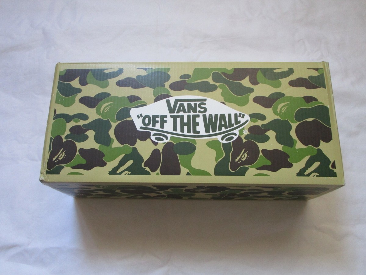 Vans X A Bathing Ape Bape Authentic 44 DX First Camo US Mens Size