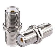 UHF Female SO239 Bulkhead Connectors SO-239 to UHF Female PL-259 Ham Radio