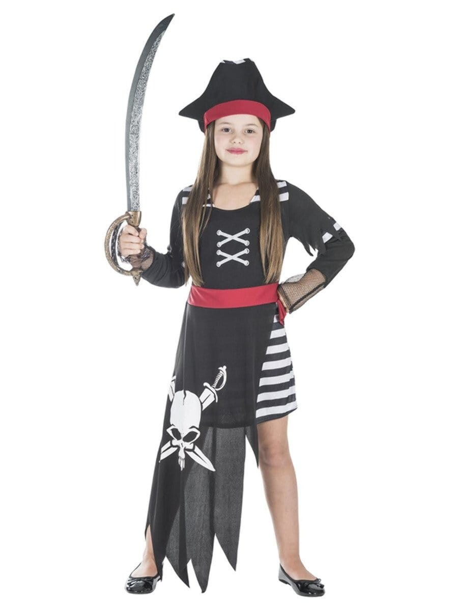 Disfraz de pirata de fiesta de Halloween para niñas grande 11+ Reino Unido franqueo gratuito