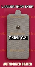 TENS Extra Large Snap On Electrode Pads (6) FOR truTENStronic Massagers