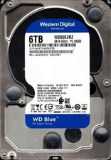 WD60EZRZ WD60EZRX Hard Western Digital Blue 6TB 5400rpm SATA III 3.5'' WD