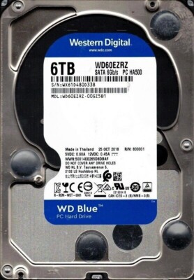 Western Digital 6TB 内蔵HDD WD Blue 6TB PC Internal Hard Drive for