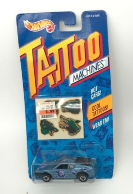 Hot Wheels Tattoo Machines Street Dog Chevy Corvette 1993