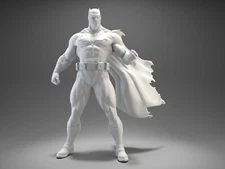 Super Hero BAT Man Anime Unpainted Unassembled 3D printed Kit Resin Model GK
