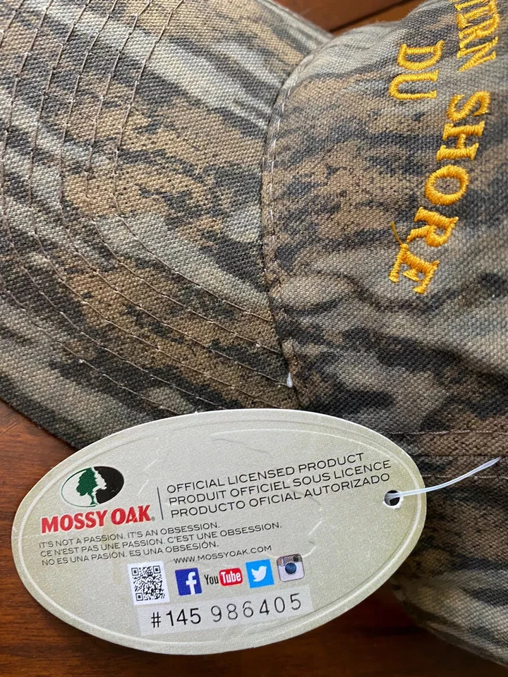 MOSSY OAK Camoflauge Adjustable Closure Pre-Curved Visor Cap New With Tags - Image 2 of 4