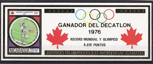 Olimpiadi 1976 - Atletica leggera - NICARAGUA - Goldblock MNH