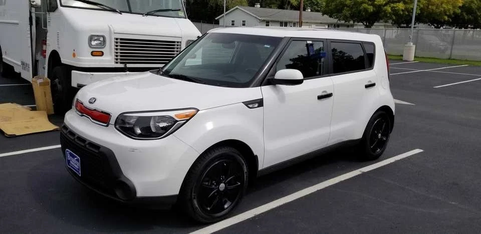 One Wheel Skin Cover Fits 2014-2016 Kia Soul 16" Gloss Black 5 Flared Spoke Foto 3 de 3