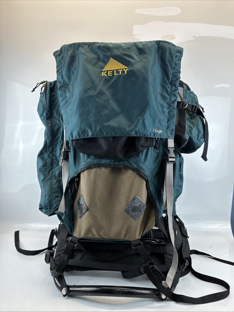 Kelty Super Tioga External Frame Backpack Olive Green - La Paz County