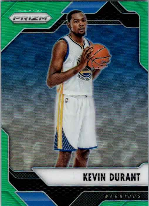 2016-17 Panini Prizm #282 Kevin Durant Green Prizms