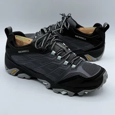 Merrell Moab FST Black Granite J37176 Hiking Athletic Shoes Womens 8.5 Worn Once