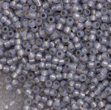 Toho Round Bead 11/0 PermaFinish Silver Lined Milky Alexandrite 2.5in Tube