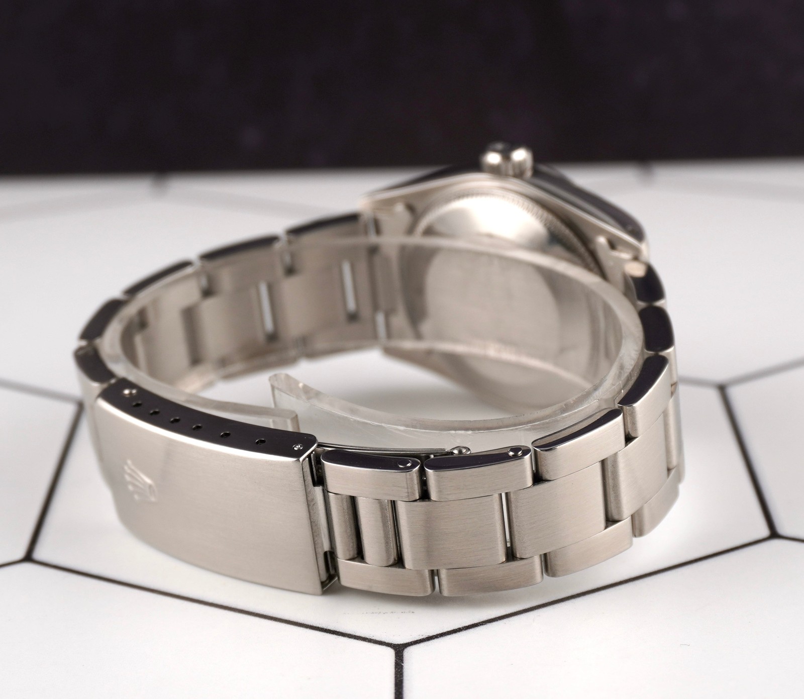 Rolex Oyster Perpetual 31mm Acciaio Inox Quadrante Argento Orologio 67480 foto 6