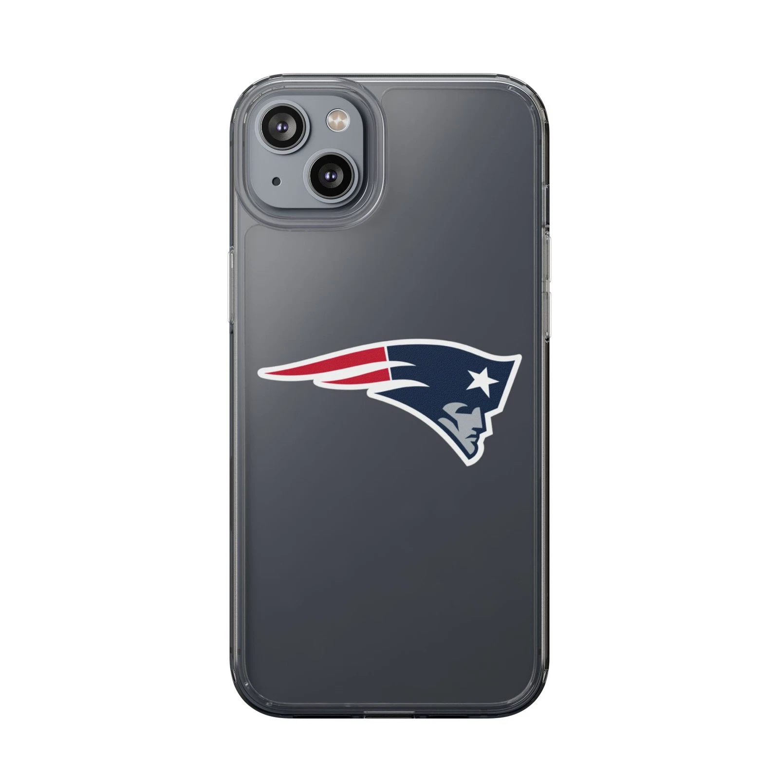New England Patriots Clear Phone Case for iPhone