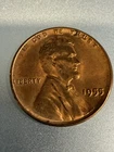 1955 P   Lincoln Wheat Cent - AU