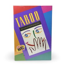 Vintage 1989 Milton Bradley Taboo Board Great For Game Night! NEW In Sealed Box!