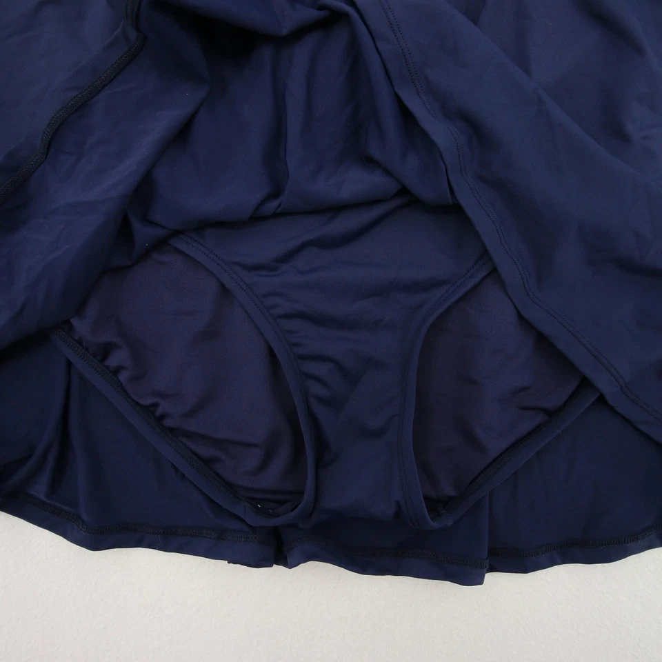 Beach House Swim Skirt Skirted Bottom Navy Blue A Line Full Coverage Size 20W - Image 2 of 4