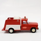 Tonka Pressed Steel & Plastic JEEP Fire Truck Jeep - Vintage