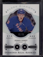 2016-17 Black Diamond Jimmy Vesey Double Diamond Rookie Relic RC SP /99