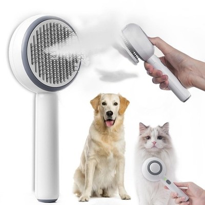 Dampfkamm elektrisches Katze Hundepflege Spray Tierhaarentfernung 500 mAh DE