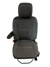 2015 - 2025 FORD TRANSIT VAN DARK PALAZZO CLOTH FRONT DRIVER SIDE SEAT & BASE