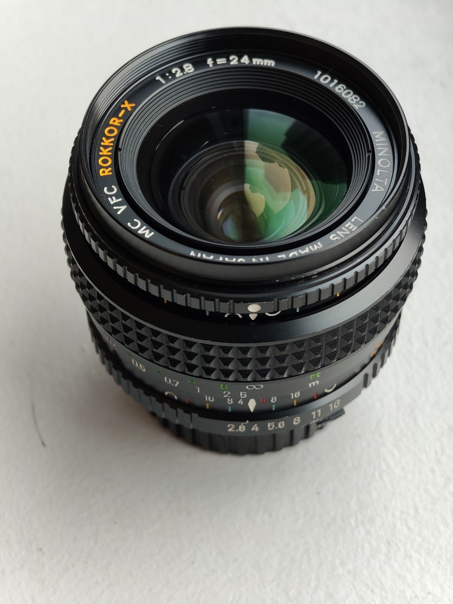 【超希少】Minolta VFC ROKKOR 24mm F2.8 674 Minolta MC VFC Rokkor 24mm f/2.8 MF Wideangle Lens | eBay