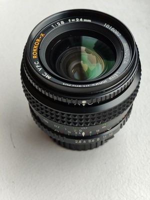 【超希少】Minolta VFC ROKKOR 24mm F2.8 674 Minolta MC VFC Rokkor 24mm f/2.8 MF Wideangle Lens | eBay