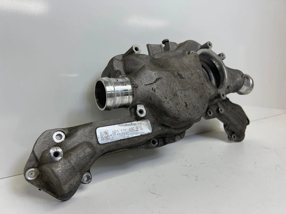 0P2121406B 2017 - 2023 Audi RSQ 4.0L Engine Coolant Water Pump Housing OEM (MK) - Image 2 of 4