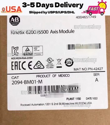 2094-BM01-M KINETIX 6200/6500 AXIS POWER MODULE 400/460V 9A New Sealed ...