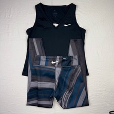 Nike Black and Gray Athletic Set
