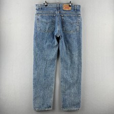 Vintage Levis Jeans Mens 38x30 Fits 36x30 505 Straight 80s Made in USA