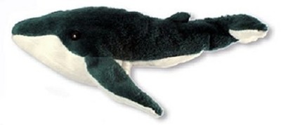 Finger Puppet - Whale (Blue) Soft Doll Toys Plush NEW PC002110