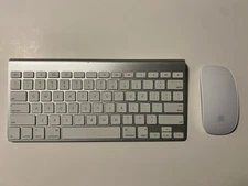 Genuine Original Apple Wireless Keyboard and Magic Mouse (A1296/A1314) WORKING
