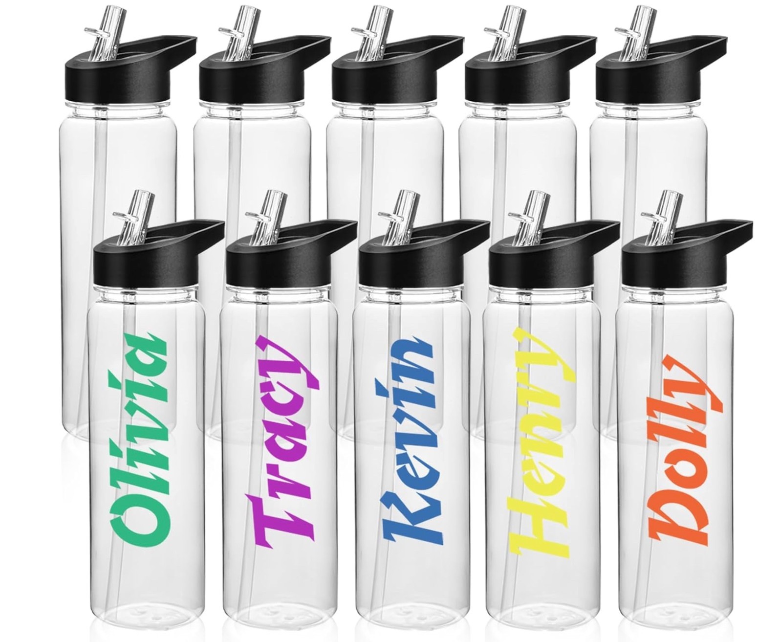 Personalized Water Bottle| Custom Monogram Water Bottle| BPA Free  24oz