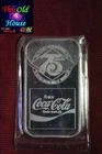 SILVER BAR .999 FINE One TROY OUNCE Coca-Cola 1976 75th Anniversary