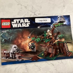 LEGO Star Wars: Ewok Attack 7956, 2011 w 3 Mini Figs, Instructions, Box