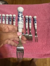 Zwiebelmuster Porzellan Kaffee Kuchen Besteck Set - ABS Modell 700 Auer 13 Pc