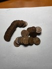 Roll of 1957 P&D Lincoln Cents  - 50 Coins - Average Circulated — photo 3