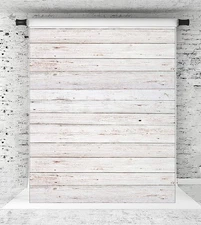 5x7ft White Wood Backdrop for Photography Rustic Retro Portrait Background