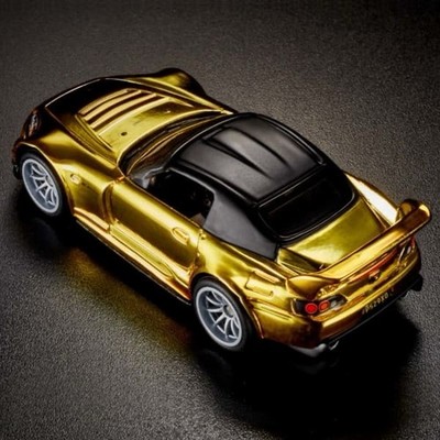 Hot Wheels RLC Honda S2000 Car RLC Gold Limited Edition red line
