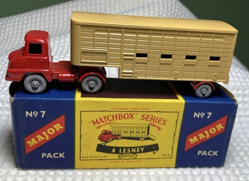 Matchbox/Lesney Major Pack #M-7A JENNINGS CATTLE TRUCK, w/original box, Mint!