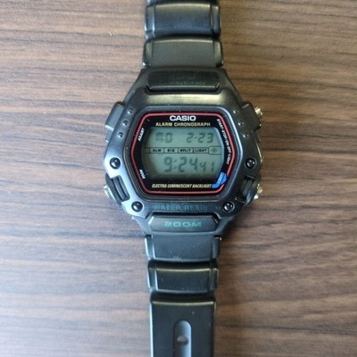 CASIO DW-290 Digitaluhr Vintage Tough Water Resist Gebraucht Japan
