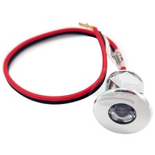 SMALL 12 VOLT LED MINI SPOT LIGHT CAMPERVAN CARAVAN MOTORHOME COOL WHITE