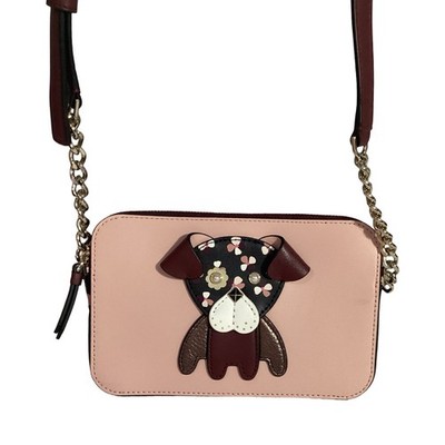 Kate Spade New York Jackson Leather Backpack & Floral Pup Charm in Cherrywood kate spade | Bags | Nwt Kate Spade Natalia Mini Convertible  main image 4