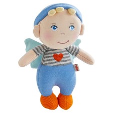 HABA Schutzengel Mats Stoffpuppe 15cm - Kuscheliges Babygeschenk waschbar 30°C