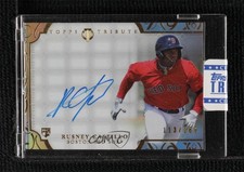 2015 Topps Tribute Auto 113/189 Rusney Castillo #TA-RUS Auto 0b2