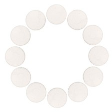 100pcs Rigid Mica Sheet 0.75 Inches Heatproof Mica Protector Sheet for Thermal